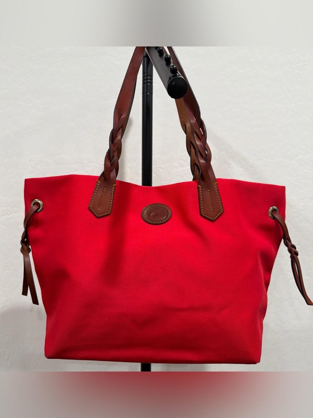 Dooney & Bourke Nylon Shopper in red